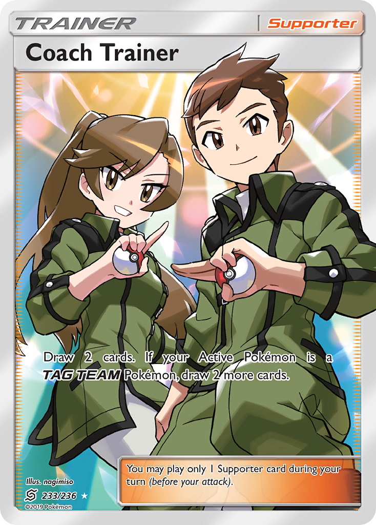 Coach Trainer (233/236) [Sun &amp; Moon: Unified Minds] 