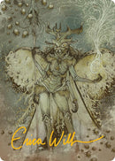 Aatchik, Emerald Radian Art Card (6/54) (Gold-Stamped Signature) [Aetherdrift Art Series] 