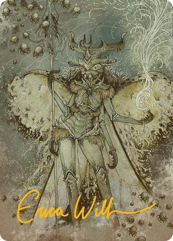 Aatchik, Emerald Radian Art Card (6/54) (Gold-Stamped Signature) [Aetherdrift Art Series] 