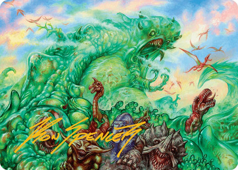 Mimeoplasm, Revered One Art Card (Gold-Stamped Signature) [Aetherdrift Art Series] 