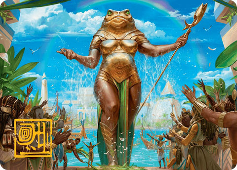 Sab-Sunen, Luxa Embodied Art Card (Gold-Stamped Signature) [Aetherdrift Art Series] 