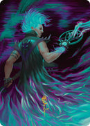 Winter, Cursed Rider Art Card (Gold-Stamped Signature) [Aetherdrift Art Series] 