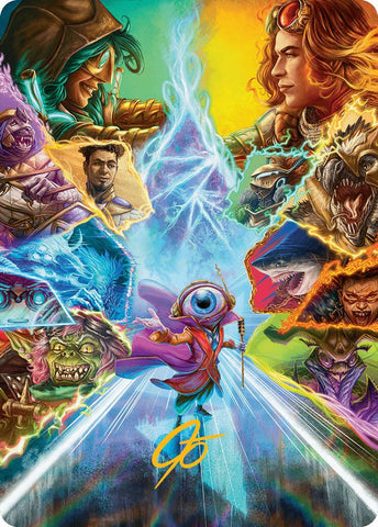 Start Your Engines! Art Card (Gold-Stamped Signature) [Aetherdrift Art Series] 