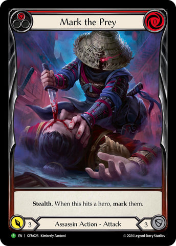 Mark the Prey (Red) [GEM023] (GEM Pack 1) Rainbow Foil 