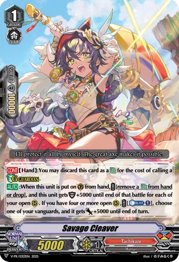 Savage Cleaver (V-PR/0313EN) [V Promo Cards]