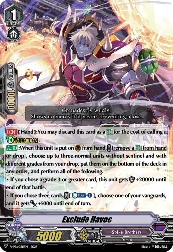 Exclude Havoc (V-PR/0311EN) [V Promo Cards]