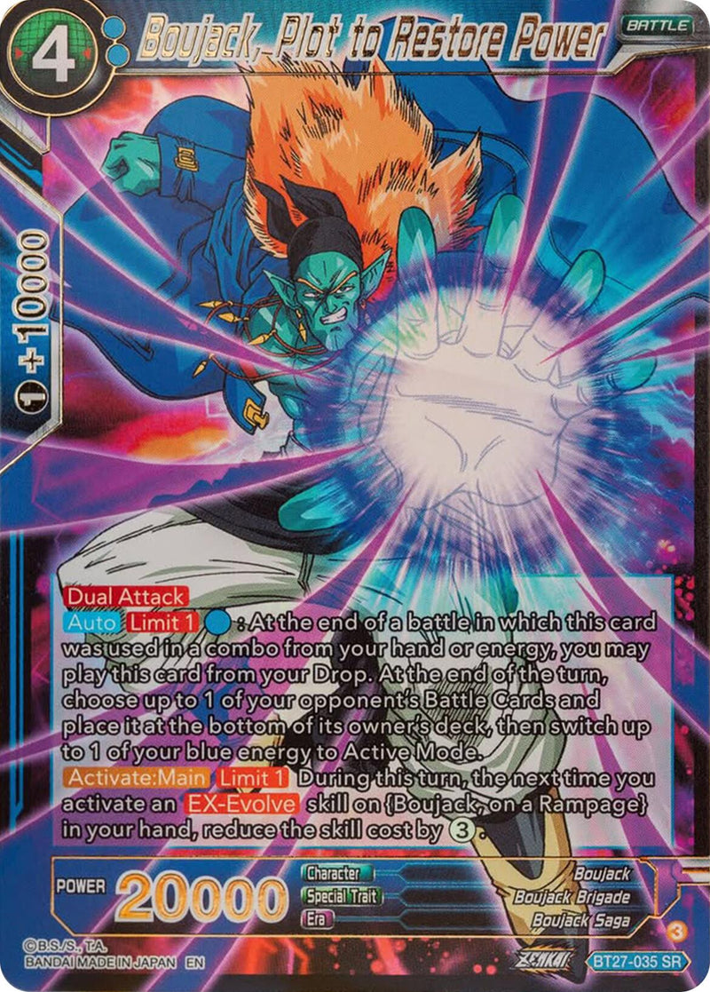 Boujack, Plot to Restore Power (BT27-035) [History of Z]