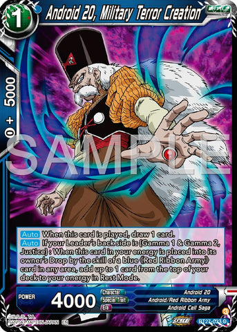 Android 20, Military Terror Creation (BT27-033) [History of Z] 