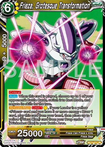 Frieza, Grotesque Transformation (BT27-077) [History of Z] 