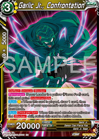 Garlic Jr., Confrontation (BT27-074) [History of Z] 