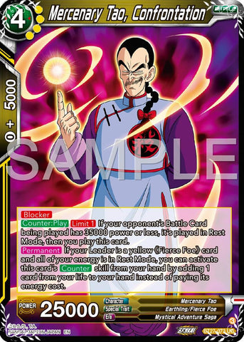 Mercenary Tao, Confrontation (BT27-073) [History of Z] 