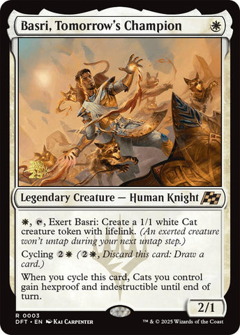 Basri, Tomorrow's Champion [Aetherdrift Prerelease Promos] 