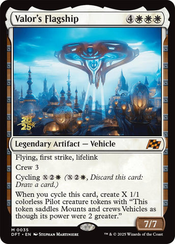 Valor's Flagship [Aetherdrift Prerelease Promos] 
