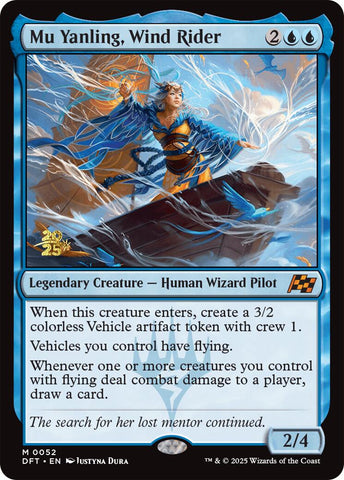 Mu Yanling, Wind Rider [Aetherdrift Prerelease Promos] 