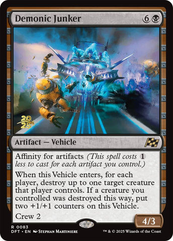 Demonic Junker [Aetherdrift Prerelease Promos] 