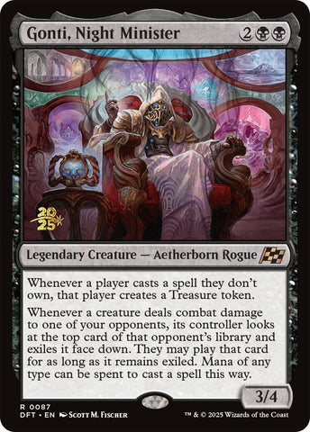 Gonti, Night Minister [Aetherdrift Prerelease Promos] 