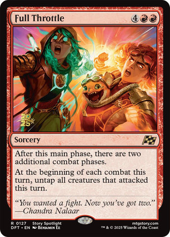 Full Throttle [Aetherdrift Prerelease Promos] 