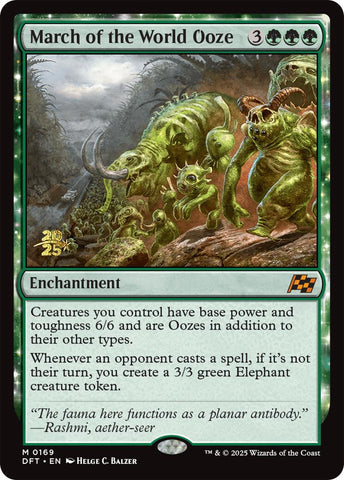 March of the World Ooze [Aetherdrift Prerelease Promos] 