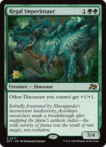 Regal Imperiosaur [Aetherdrift Prerelease Promos] 