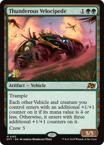 Thunderous Velocipede [Aetherdrift Prerelease Promos] 