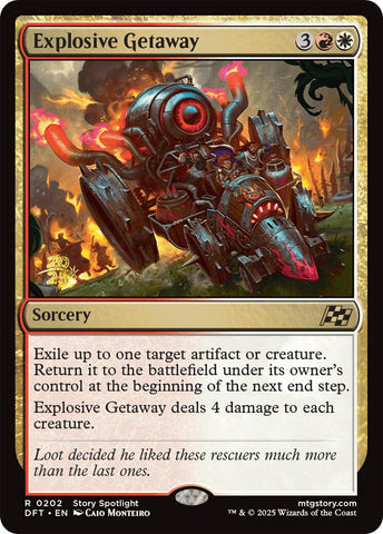 Explosive Getaway [Aetherdrift Prerelease Promos] 