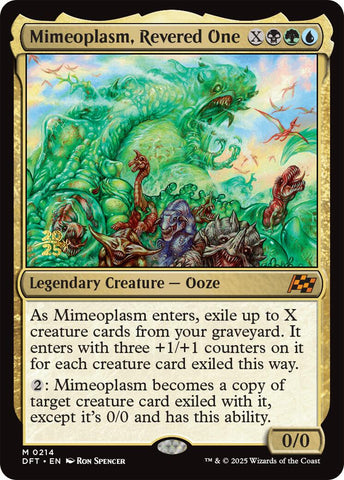 Mimeoplasm, Revered One [Aetherdrift Prerelease Promos] 