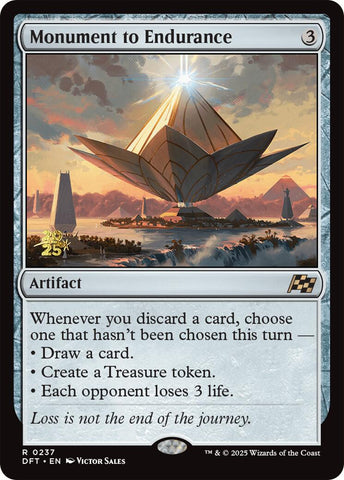 Monument to Endurance [Aetherdrift Prerelease Promos] 