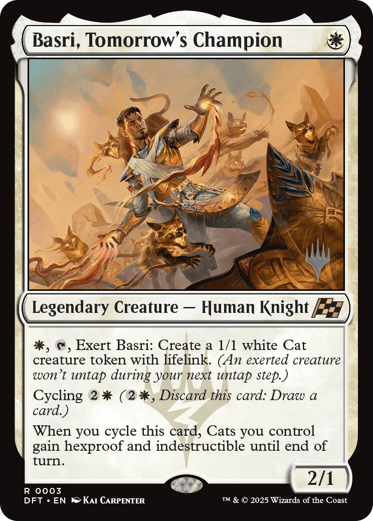Basri, Tomorrow's Champion [Aetherdrift Promos] 