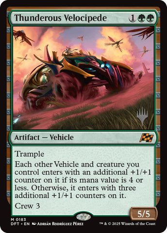 Thunderous Velocipede [Aetherdrift Promos] 