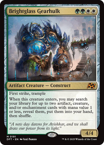 Brightglass Gearhulk [Aetherdrift Promos] 