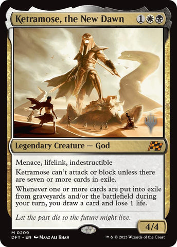 Ketramose, the New Dawn [Aetherdrift Promos] 