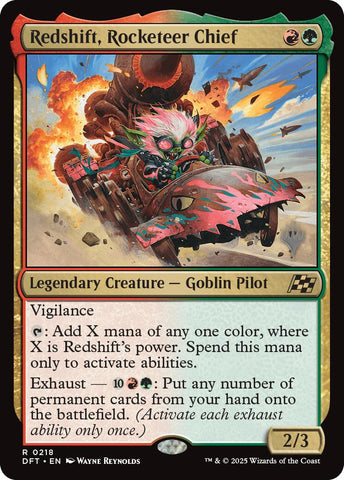 Redshift, Rocketeer Chief [Aetherdrift Promos] 