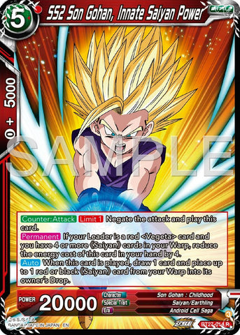 SS2 Son Gohan, Innate Saiyan Power (BT27-014) [History of Z] 