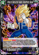 Prince of Destruction Vegeta, Bloodthirsty Saiyan (BT27-097) [History of Z] 