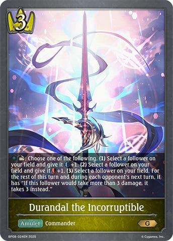 Durandal the Incorruptible (BP08-024EN) [Alterchaotica] 