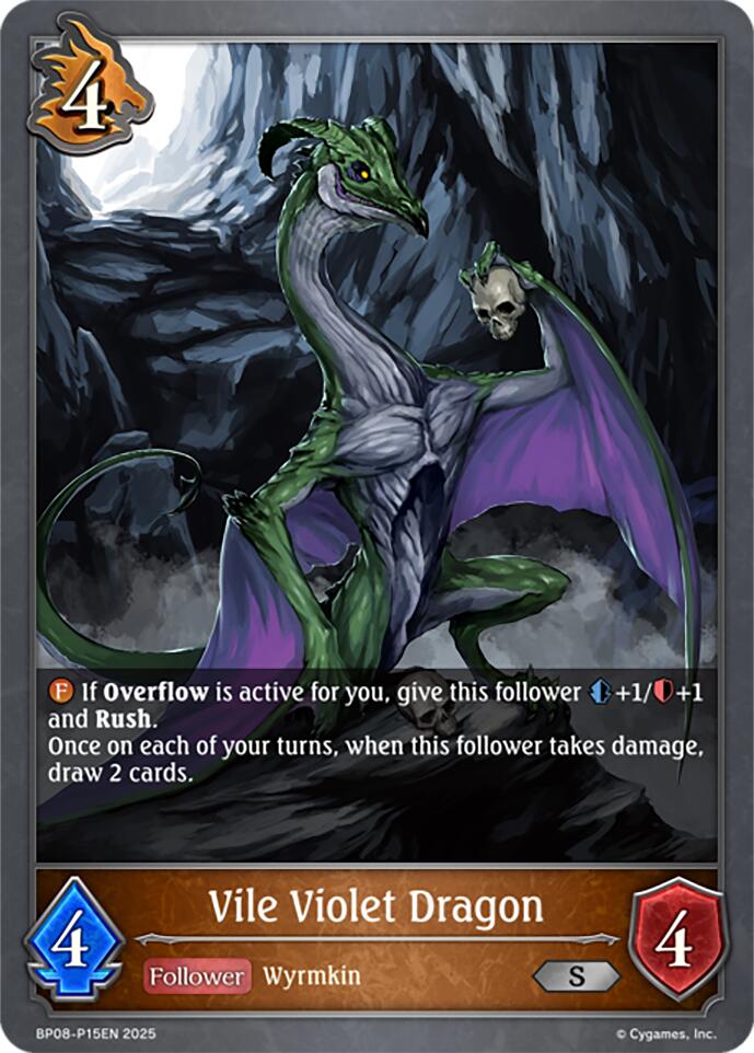 Vile Violet Dragon - P15EN (Foil) (BP08-P15EN) [Alterchaotica] 