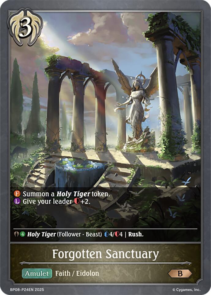 Forgotten Sanctuary - P24EN (Foil) (BP08-P24EN) [Alterchaotica] 