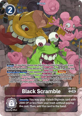 Black Scramble [LM-031] (Alternate Art) [Starter Deck: Hero of Hope] 