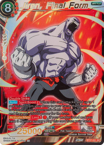 Jiren, Final Form (BT27-021) [History of Z] 