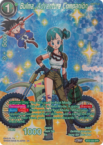 Bulma, Adventure Companion (SPR) (BT27-054) [History of Z] 