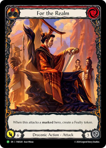 For the Realm [FAB320] (Promo) Rainbow Foil 
