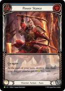 Power Stance (Blue) (Extended Art) [FAB314] (Promo) Rainbow Foil 