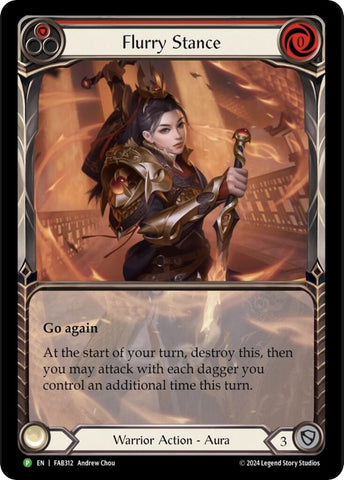 Flurry Stance [FAB312] (Promo) Rainbow Foil 
