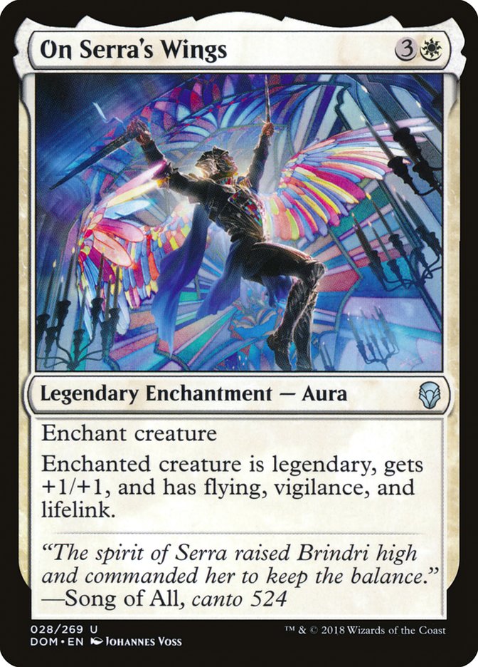 On Serra's Wings [Dominaria] 