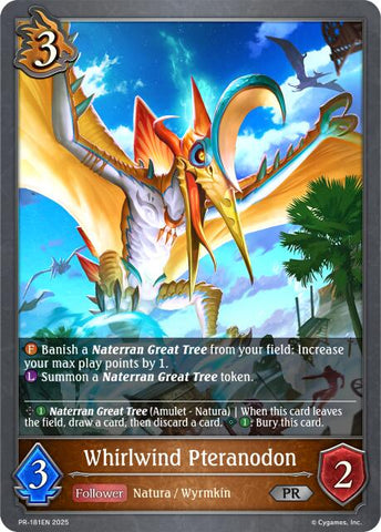 Whirlwind Pteranodon (PR-181EN) [Promotional Cards] 