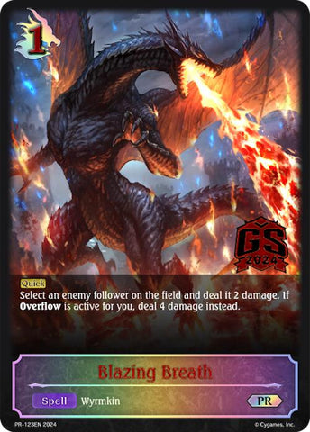 Blazing Breath - PR-123 (PR-123EN) [Promotional Cards] 