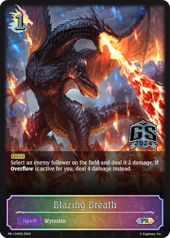Blazing Breath - PR-124 (PR-124EN) [Promotional Cards] 