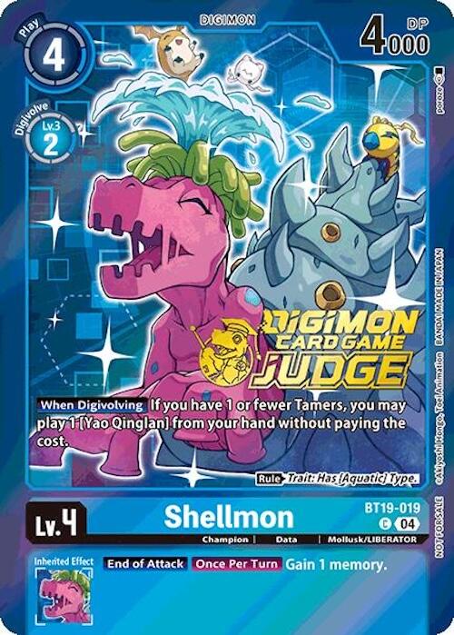 Shellmon [BT19-019] (Judge Pack 2025 Wave 1) [Release Special Booster Ver.2.0] 