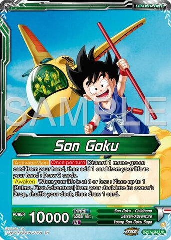 Son Goku // Son Goku &amp; Bulma, First Encounter (SLR) (BT27-044) [History of Z] 