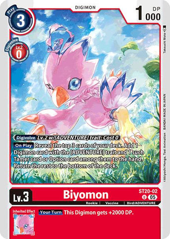 Biyomon [ST20-02] [Starter Deck: Protector of Light] 
